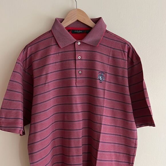 NWOT Bobby Jones 100% Cotton Short Sleeve Polo Shirt size L - Picture 3 of 10